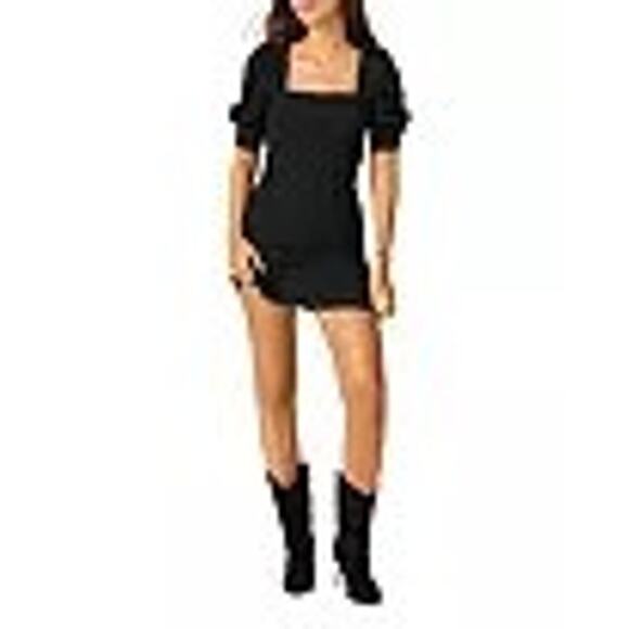 ba&sh Dresses & Skirts - ba&sh Woody Ruffle Mini Dress Black Size XS - NWT